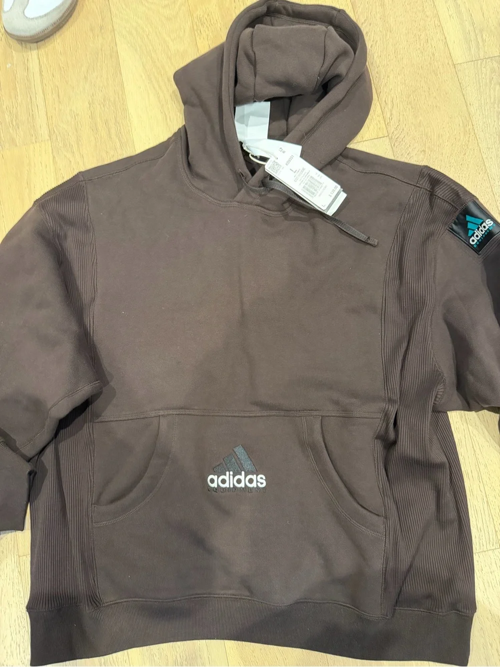 ADIDAS EQUIPMENT RIBBED HOODIE